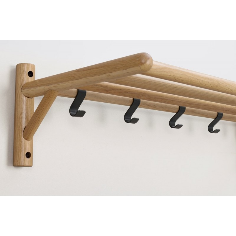 RO MILFORD HAT RACK OAK/BLACK